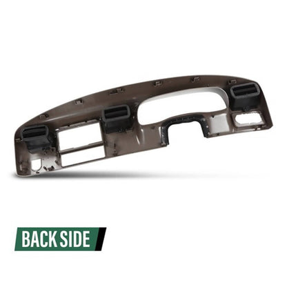 Solid Spare Dash Cluster Radio Bezel Trim Panel Brown Fit For 1999-2004 Ford F250 F350