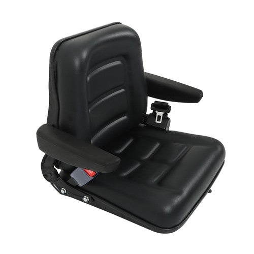 Solid Spare Tractor Forklift Universal Seat Foldable slide rail with resilient safety belt