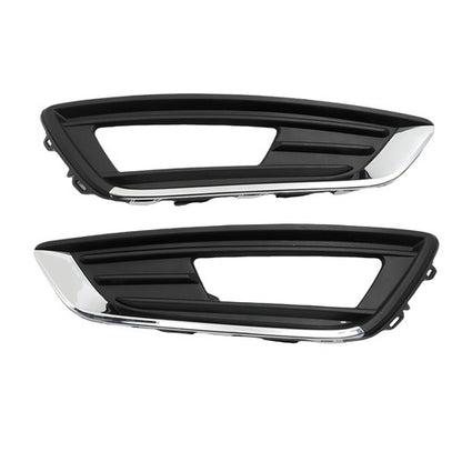 Solid Spare Front Bumper Upper+Lower Grill&Fog Light Set&Trim Set For Ford Focus 2015-2018