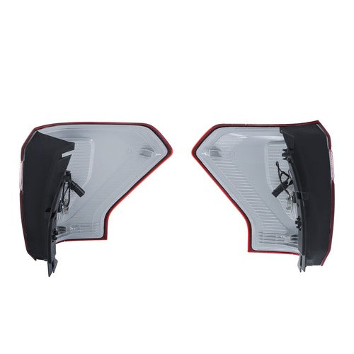 Solid Spare Clear&Red Tail Lights For Ford Expedition 2018-2021 Right+Left Side Halogen Type