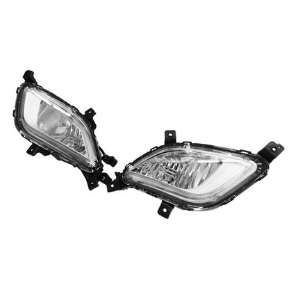 For 2017 2018 Kia Forte Front Bumper Fog Lights Lamps Set w/bulb Left Right Pair