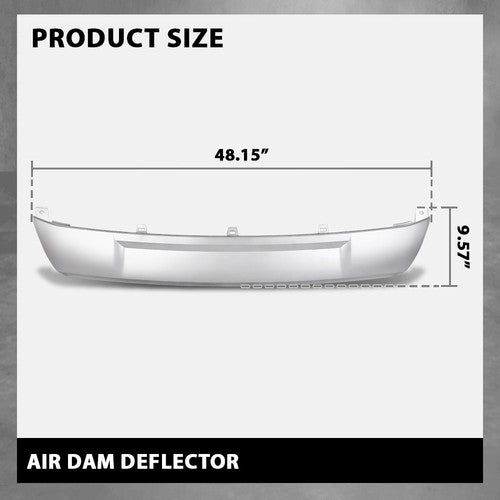 Solid Spare Fit For 2018 2019 2020 Audi Q5 Front Air Dam Deflector Lower Valance Apron