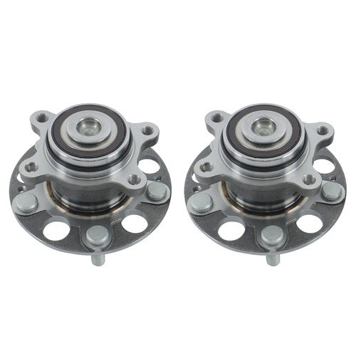 Solid Spare 2x For Honda Civic Wheel Bearing Hub w/ ABS 1.8L LX DX Rear Wheel Bearing & Hubs
