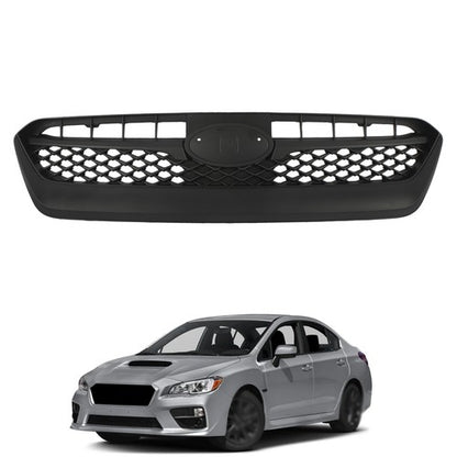 Solid Spare For Subaru WRX 2015-2017 Front Bumper Grille Grill Durable Plastic Matte Black