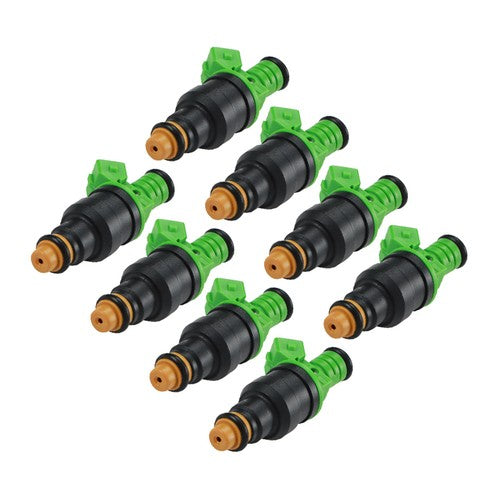 Solid Spare For Ford Mustang 1985 1986-2011 42lb Set of 8 Fuel Injectors 0280150558 New