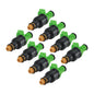 Solid Spare For Ford Mustang 1985 1986-2011 42lb Set of 8 Fuel Injectors 0280150558 New