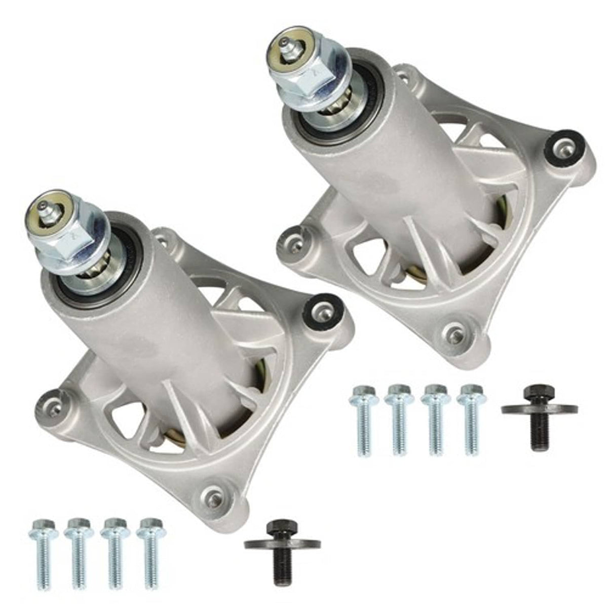 Solid Spare Fit For 38-54" Husqvarna Pro Mowers Spindle Assembly LT1597 LTH1797 2Pcs