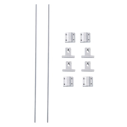 Solid Spare 2 Pcs 850mm Linear Motion Rail Guide with 4 PCS SCS8UU Bearings SK8 Rail Support