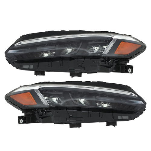 Solid Spare LH & RH Headlights For Honda Civic Sport Touring 2022-2023 LED Type Clear Lens