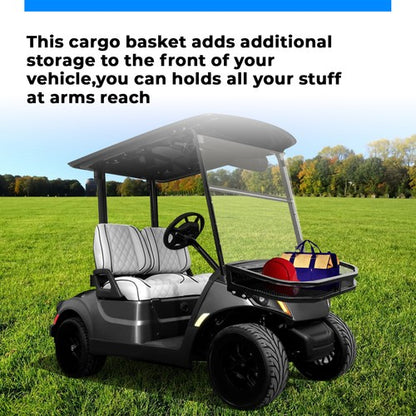Solid Spare Front Clay Outer Cargo Basket w/Mounting Bracket For Yamaha Drive 2 Drive2 17-Up