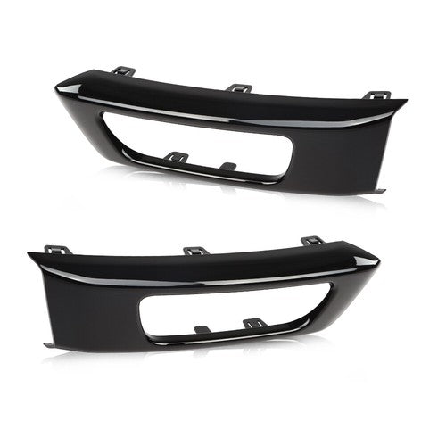 Solid Spare Fit For 14-17 Range Rover Sport Front Bumper Fog Light Bezel Lamp Trim LH RH