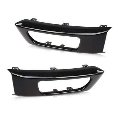Solid Spare Fit For 14-17 Range Rover Sport Front Bumper Fog Light Bezel Lamp Trim LH RH