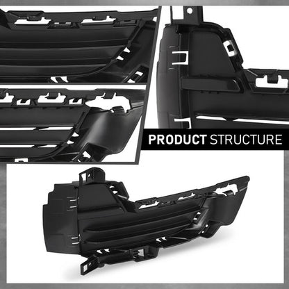 Solid Spare Fit For 2014-2018 BMW X5 F15 Front Bumper Lower Mesh Grille Grill Left & Right