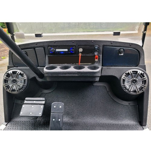 Solid Spare Golf Cart Speaker Pods Black ABS For EZGO TXT 1994-UP Replace for 627153