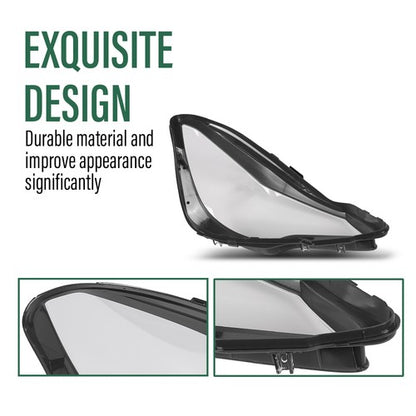Solid Spare Fit For Mercedes Benz W207/E200/E250/E300 14-16 Headlight Headlamp Lens Cover