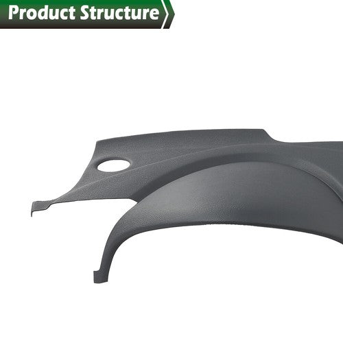 Solid Spare Fit For 2004-2008 Acura TL Sedan Front Upper Dash Board Cover Cap Light Gray