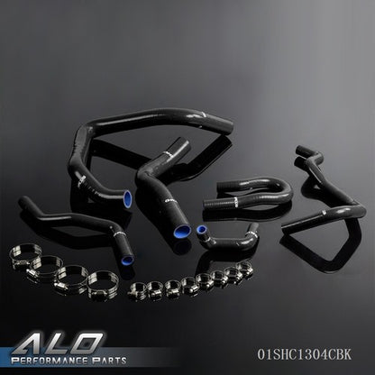 Solid Spare Fit For 92-00 Civic B16 B18 Type R 2Row 42mm Aluminum Radiator + Silicone Hose
