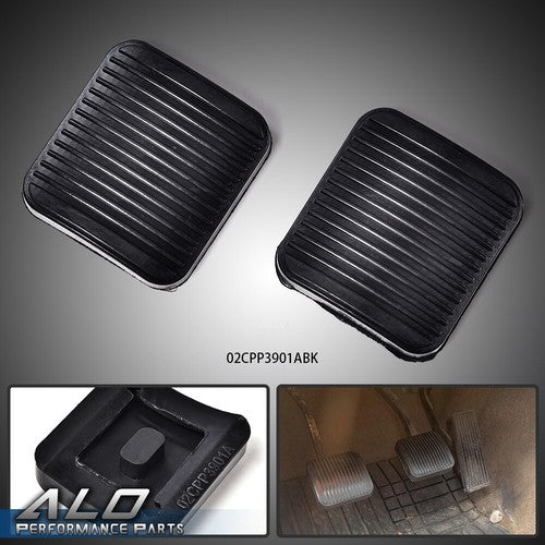 Solid Spare Fit For Jeep Wrangler YJ TJ Cherokee XJ 2Pcs Brake And Clutch Pedal Pad Kit