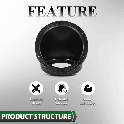 Solid Spare Fuel Filler Neck Opening Fit For Humvee M998 Hummer H1 JP5/ Diesel AM General