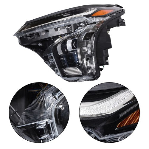Solid Spare Full LED Headlight For Chevrolet Trax 2024-2025 (ACTIV/LT/RS) Driver/Left Side