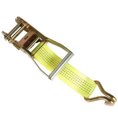 Solid Spare 8-Pcs 2" x 15 Ft Ratchet Straps With J Hook 5000 Lbs Heavy Duty Tie Downs
