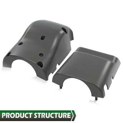 Solid Spare Fit For 1990-1995 Toyota 4Runner Truck Steering Column Cover Trim Gray