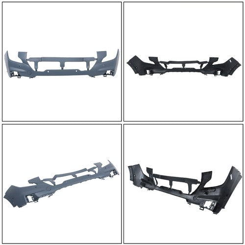 Solid Spare Fit For 2022-2024 GMC Terrain Plastic Front Bumper 6 Radar Holes 84931967 New