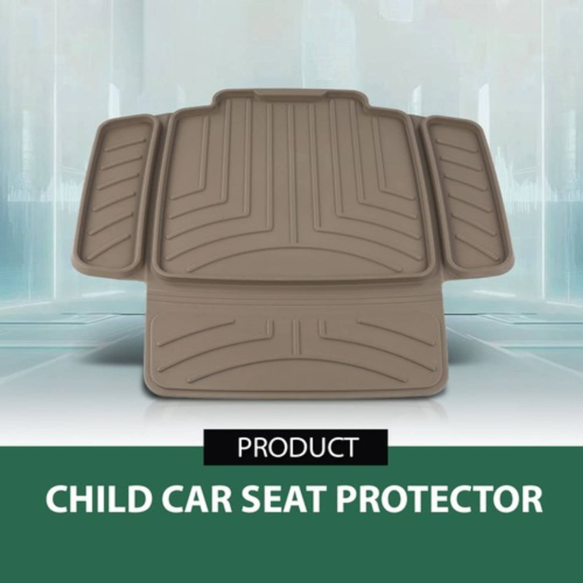 Solid Spare TPE Child Car Seat Protector Brown-NEW-Anti-Skid Vehicle Seat
