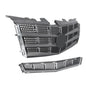 Solid Spare Front Upper Grille&Lower Grille 2Pc For Cadillac CTS 2008-2011 25896041 25896043