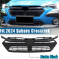 Front Bumper Upper Grille Matte Black Replacement For 2024 2025 Subaru Crosstrek