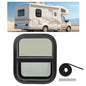 Solid Spare Vertical Slider 14"x16" Aluminum RV Window w/ Trim Ring Tempered Glass Camper