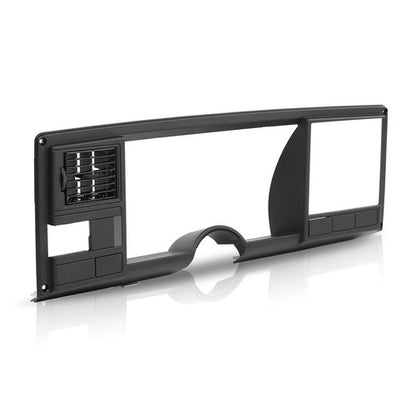 Solid Spare Gauge Cluster Dash Bezel Trim Black Fit For 1988-1994 Chevrolet GMC C/K Truck