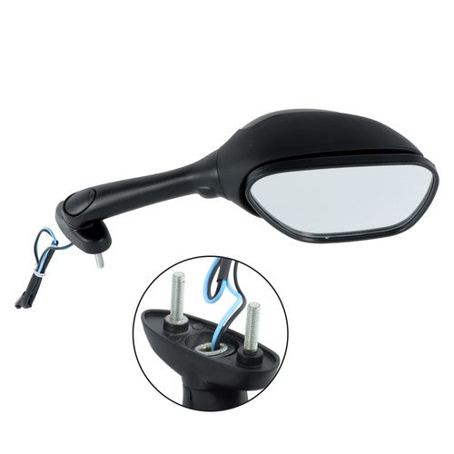 Solid Spare Black Mirrors Smoke Turn Signals For Suzuki GSXR 600 750 1000 2005-2015 New