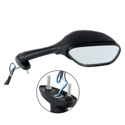 Solid Spare Black Mirrors Smoke Turn Signals For Suzuki GSXR 600 750 1000 2005-2015 New