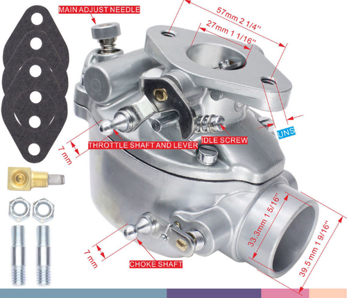 Solid Spare Marvel Schebler Carburetor Carb EAE9510C For Ford Tractor Jubilee 600 700 TSX428