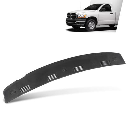 Solid Spare Fit For 02-05 Ram 1500 2500 3500 Dash Defrost Vent Grille Cover Overlay Black