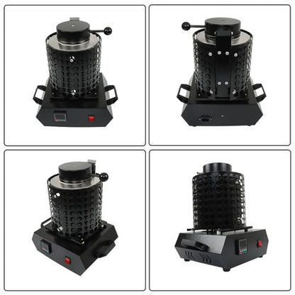 Solid Spare Metal Melting Furnace Forge Kit+Mesh Refining Casting Furnace 3KG 1400W Upgraded