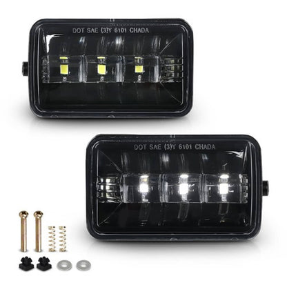 Solid Spare Upgrade LED Fog Lights Fit For 2015-2020 Ford F150 4 Inch LED Fog Light Assembly