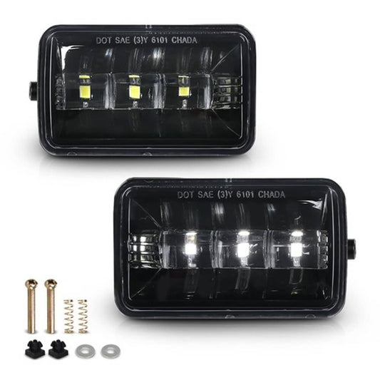 Solid Spare Upgrade LED Fog Lights Fit For 2015-2020 Ford F150 4 Inch LED Fog Light Assembly
