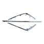 Left Right Lower Front Bumper Chrome Molding Fit For 2021-2024 Nissan Kicks S SV