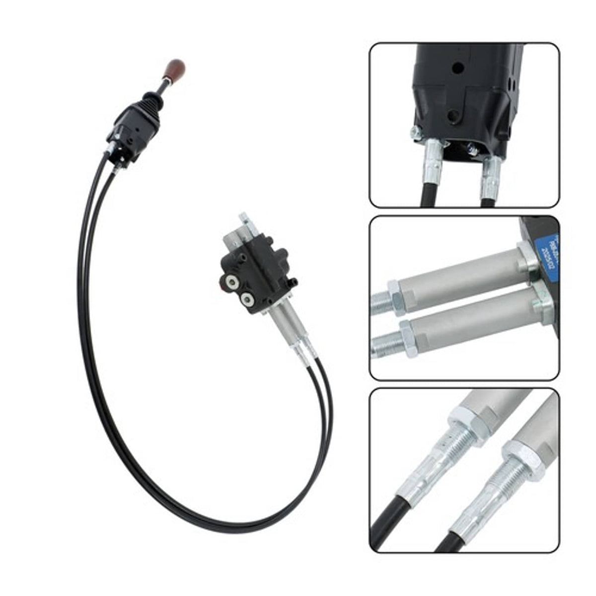 Solid Spare P80 Remote Control Valve Kit: 2 Spool Valve 21GPM + Joystick New+ Cables