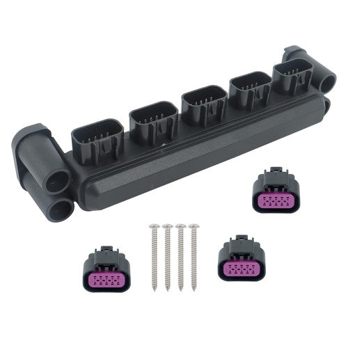 Solid Spare New Junction Box Kit 5 Way Replaces For Mercury Marine Mercruiser 98-8M0165557