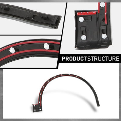 Solid Spare Front Left Fender Flare Wheel Well Arch Molding Fit For 2018-2020 Audi Q5 Base