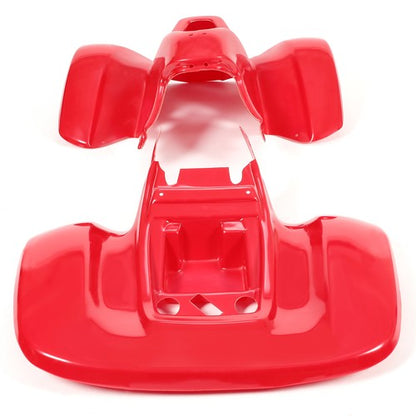 Solid Spare FOR HONDA TRX90 93-05 RED ABS PLASTIC FRONT & REAR FENDERS SET