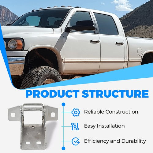 Solid Spare For 96-02 Dodge Ram 1500 2500 Lower Front Door Hinge Left/ Right #55275464AC