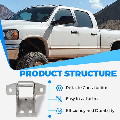 Solid Spare For 96-02 Dodge Ram 1500 2500 Lower Front Door Hinge Left/ Right #55275464AC