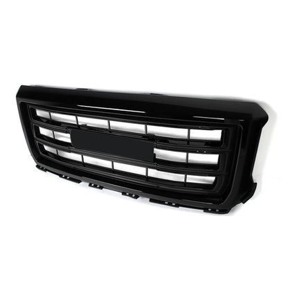 Front Bumper Grille Gloss Black For GMC Sierra 1500 2014 2015 SLT Style 23254463