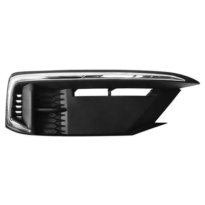 Front Fog Light Lamp Covers W/Chrome For 2019-2021 Honda Civic Coupe/Sedan LH&RH