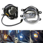 Double Color LED Fog Lights Lamps Fit Toyota Highlander Camry Corolla w/wiring