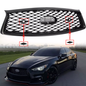 For 2018-2023 Infiniti Q50 Front Bumper Grille With Camera Hole F23106HH0C